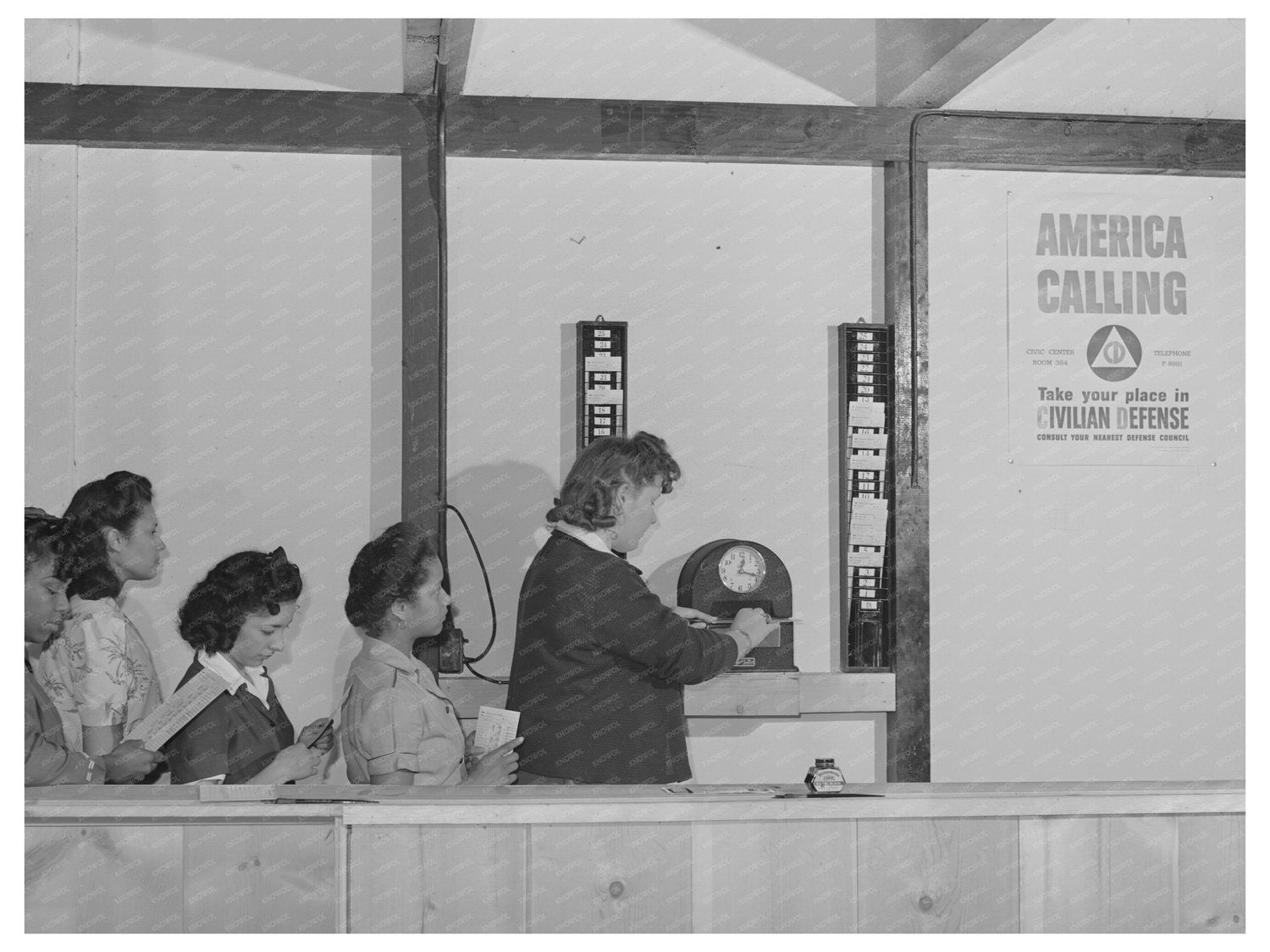 Pacific Parachute Company Employees San Diego April 1942