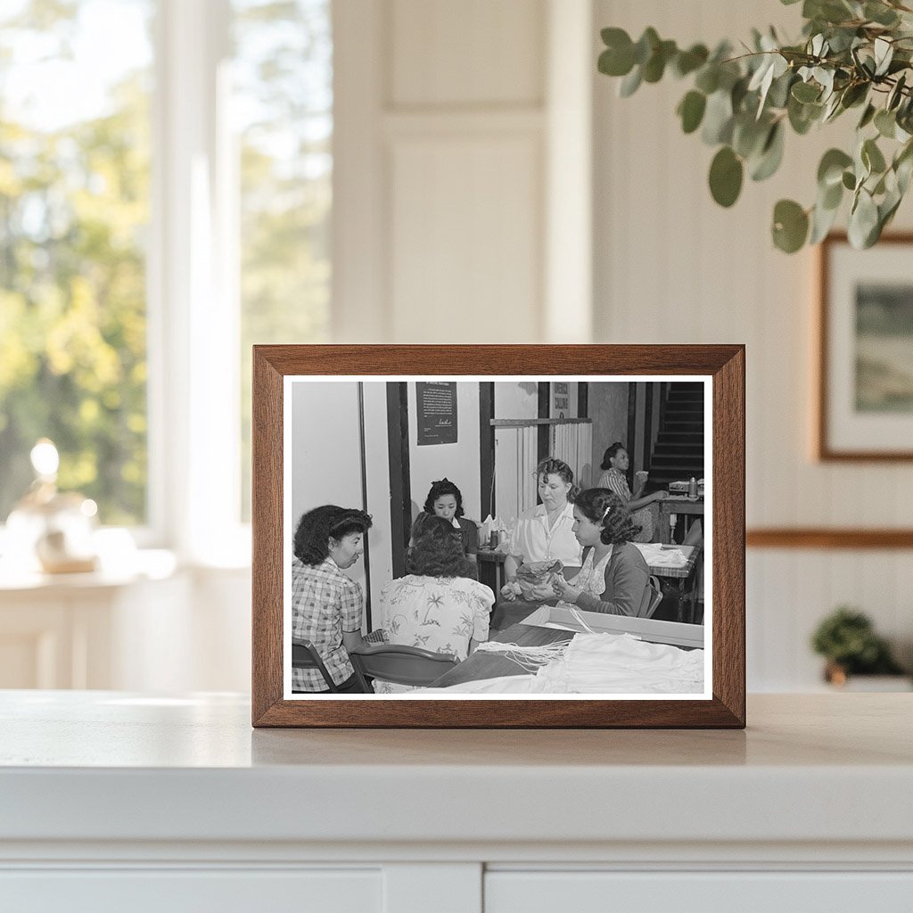 Lunch Hour at Pacific Parachute Company April 1942