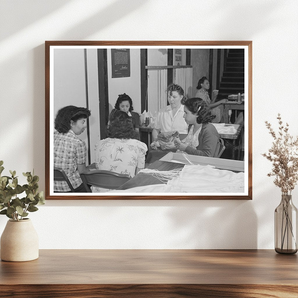 Lunch Hour at Pacific Parachute Company April 1942