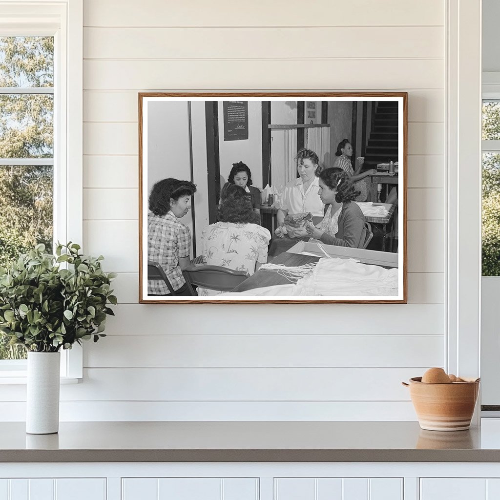 Lunch Hour at Pacific Parachute Company April 1942