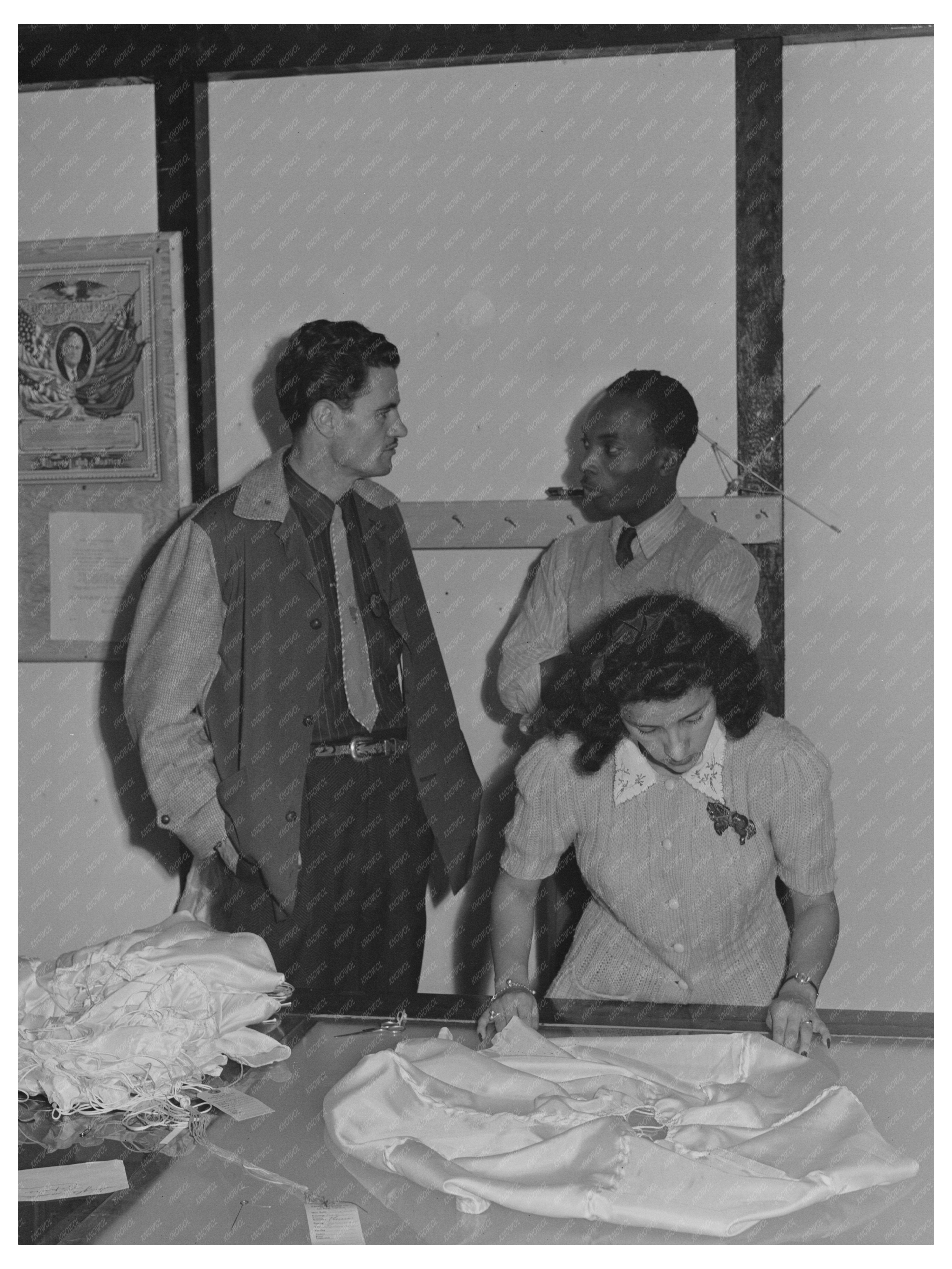 Parachute Inspection in San Diego April 1942