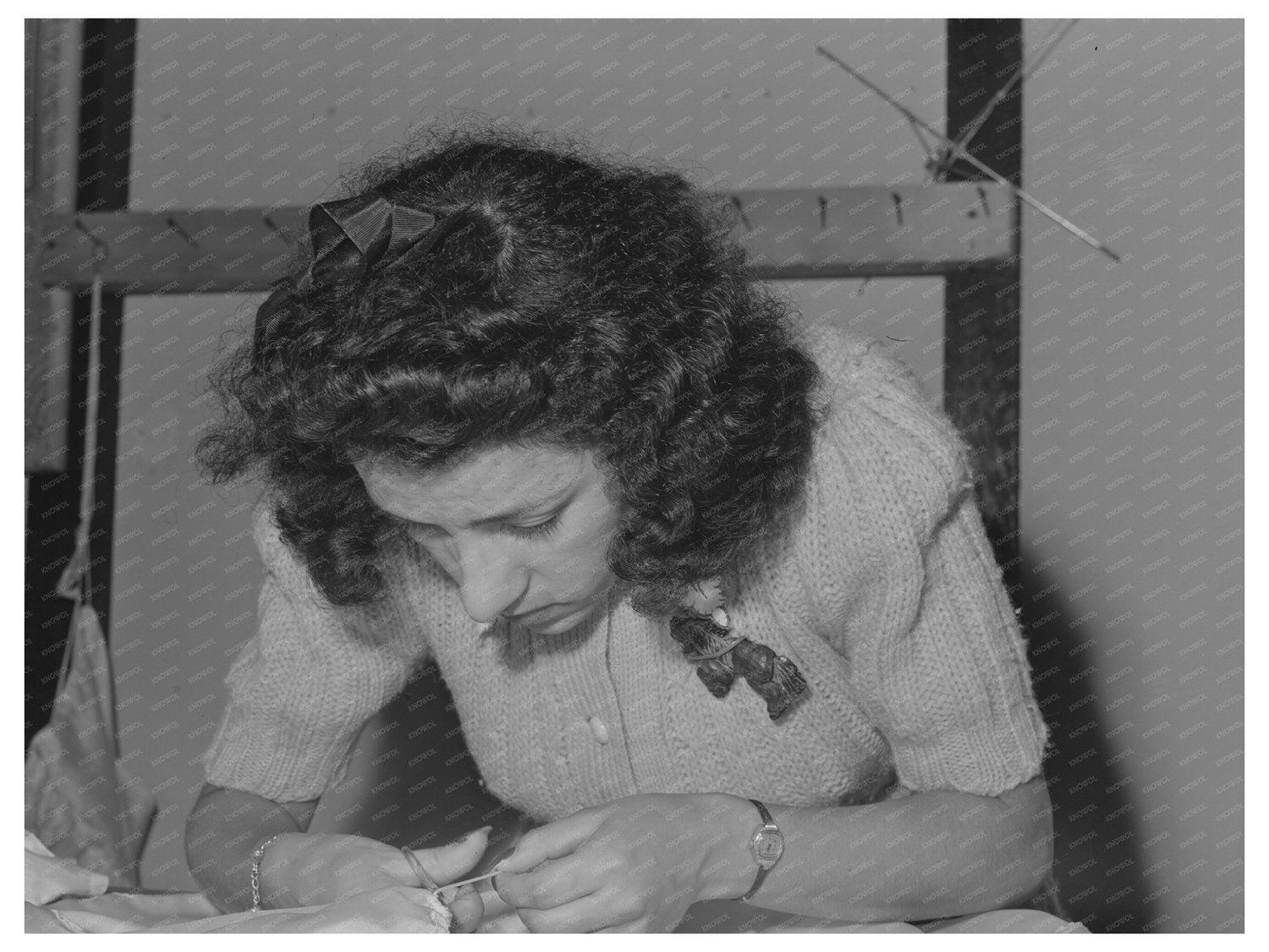 Pacific Parachute Company Employee April 1942