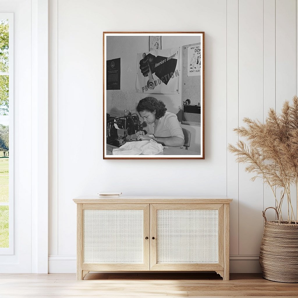 Workers Sewing Pilot Parachutes April 1942