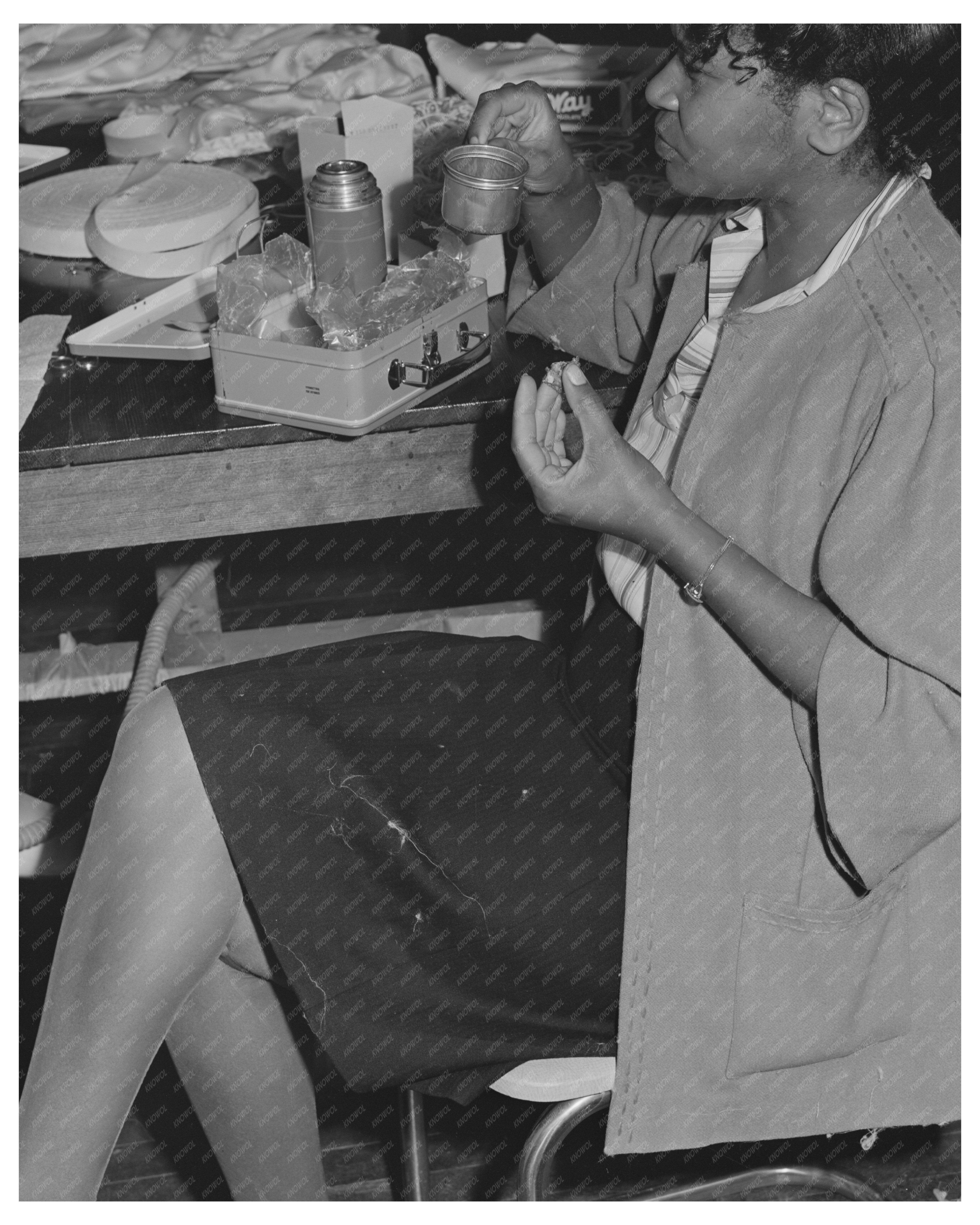 Lunch Hour at Pacific Parachute Company San Diego 1942