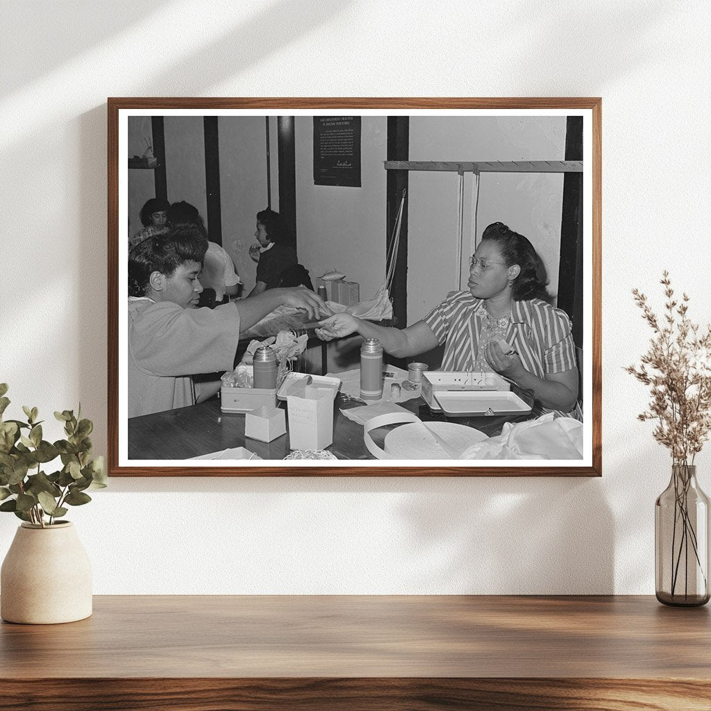 1942 Workers Lunch Hour at Pacific Parachute Company