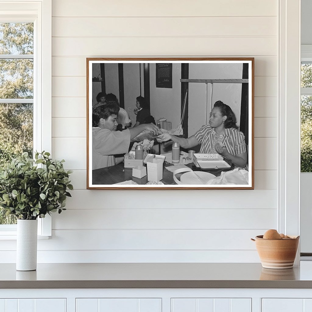 1942 Workers Lunch Hour at Pacific Parachute Company