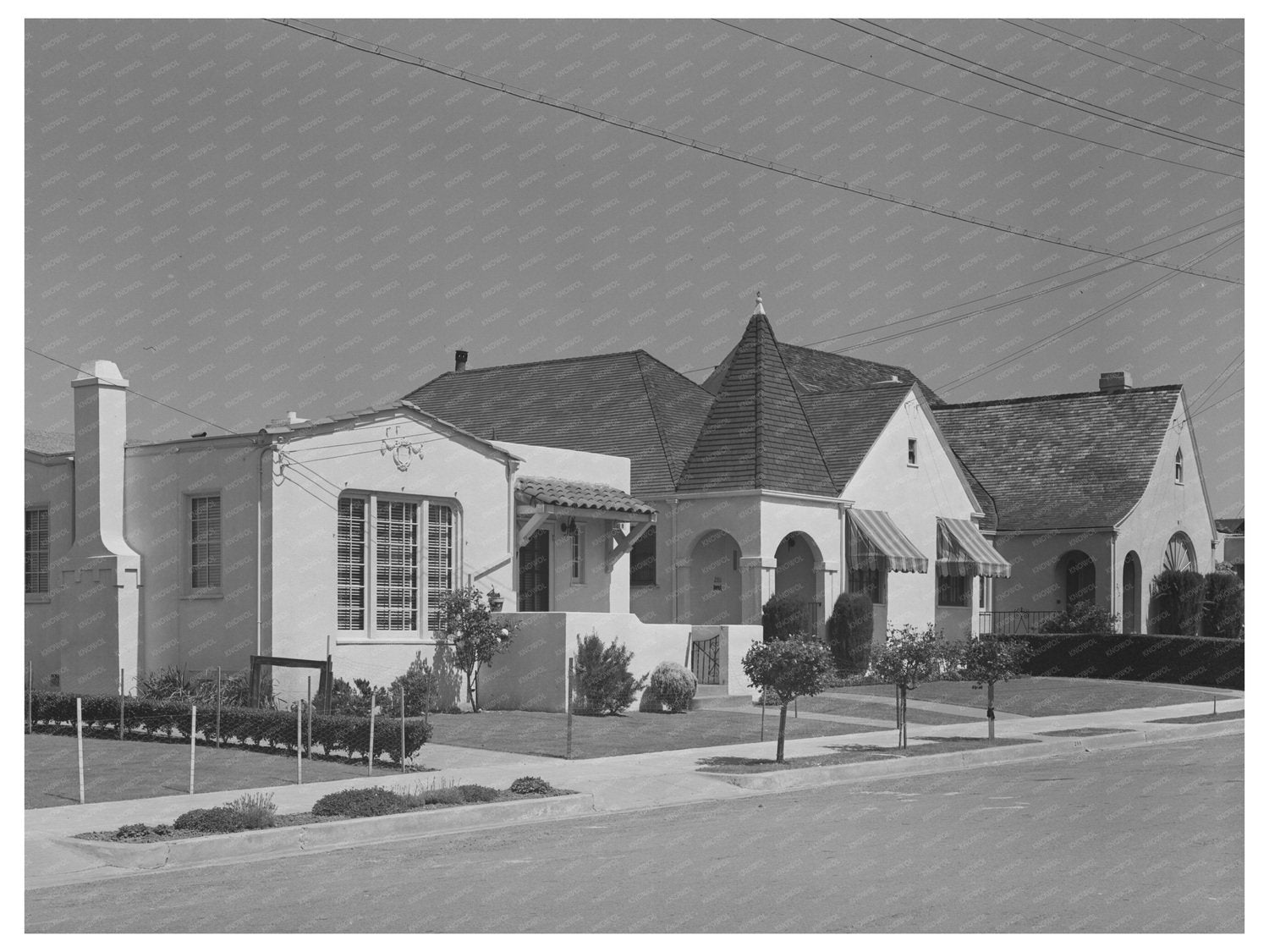 San Leandro Homes April 1942 Vintage Photo