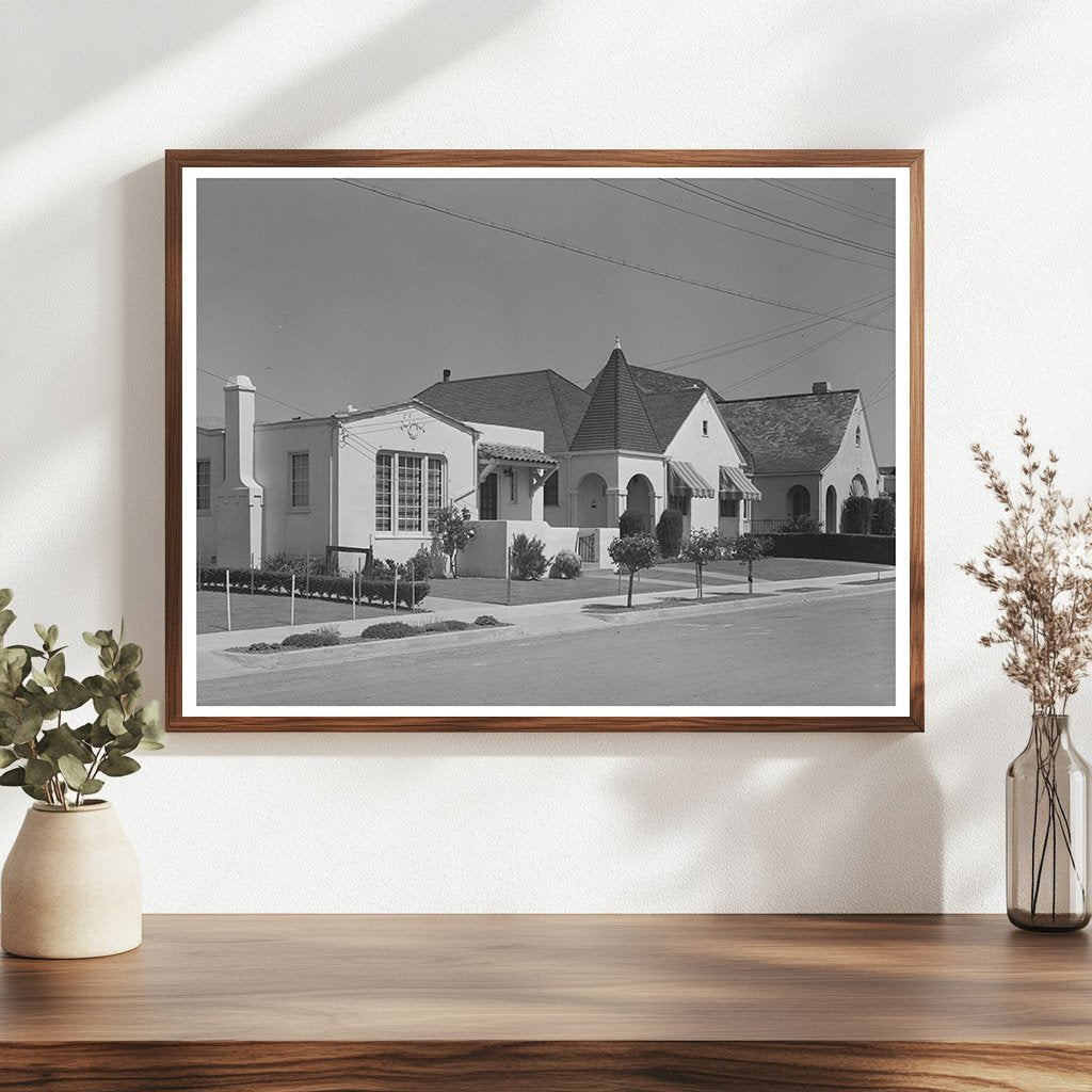 San Leandro Homes April 1942 Vintage Photo