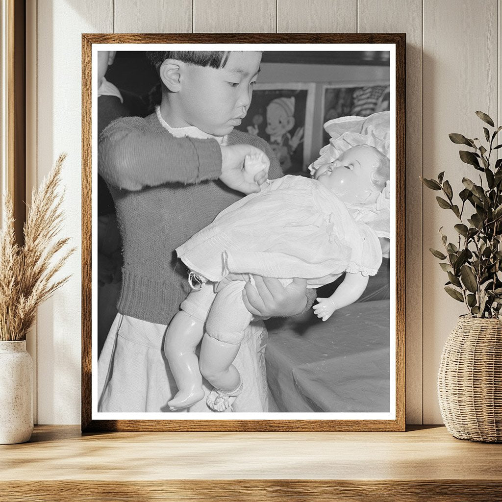 Chinese Kindergarten Pupil in San Leandro 1942
