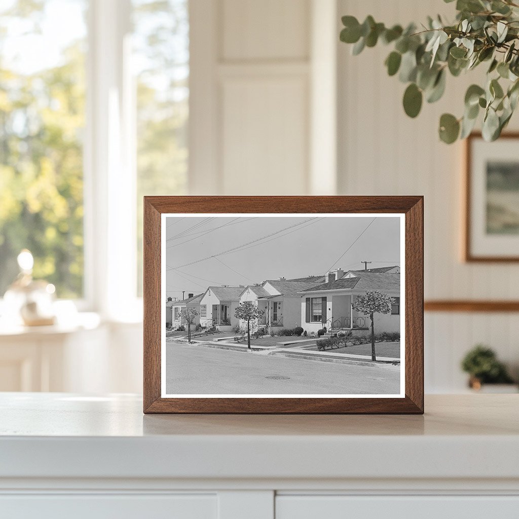 San Leandro California Houses April 1942 Photo