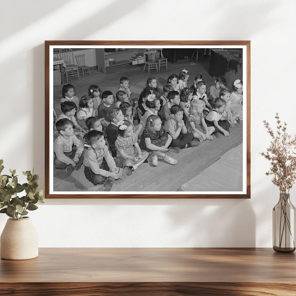 Kindergarten Students in San Leandro April 1942