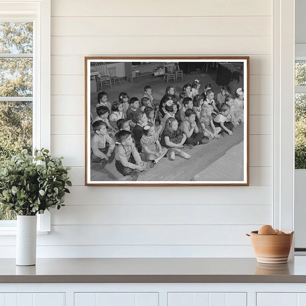 Kindergarten Students in San Leandro April 1942