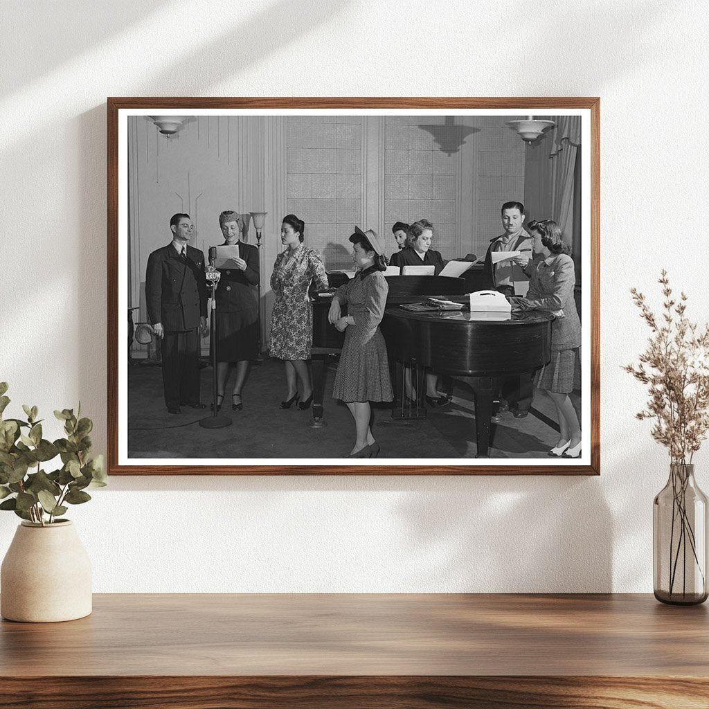 Portuguese Radio Program at KROW Oakland 1942