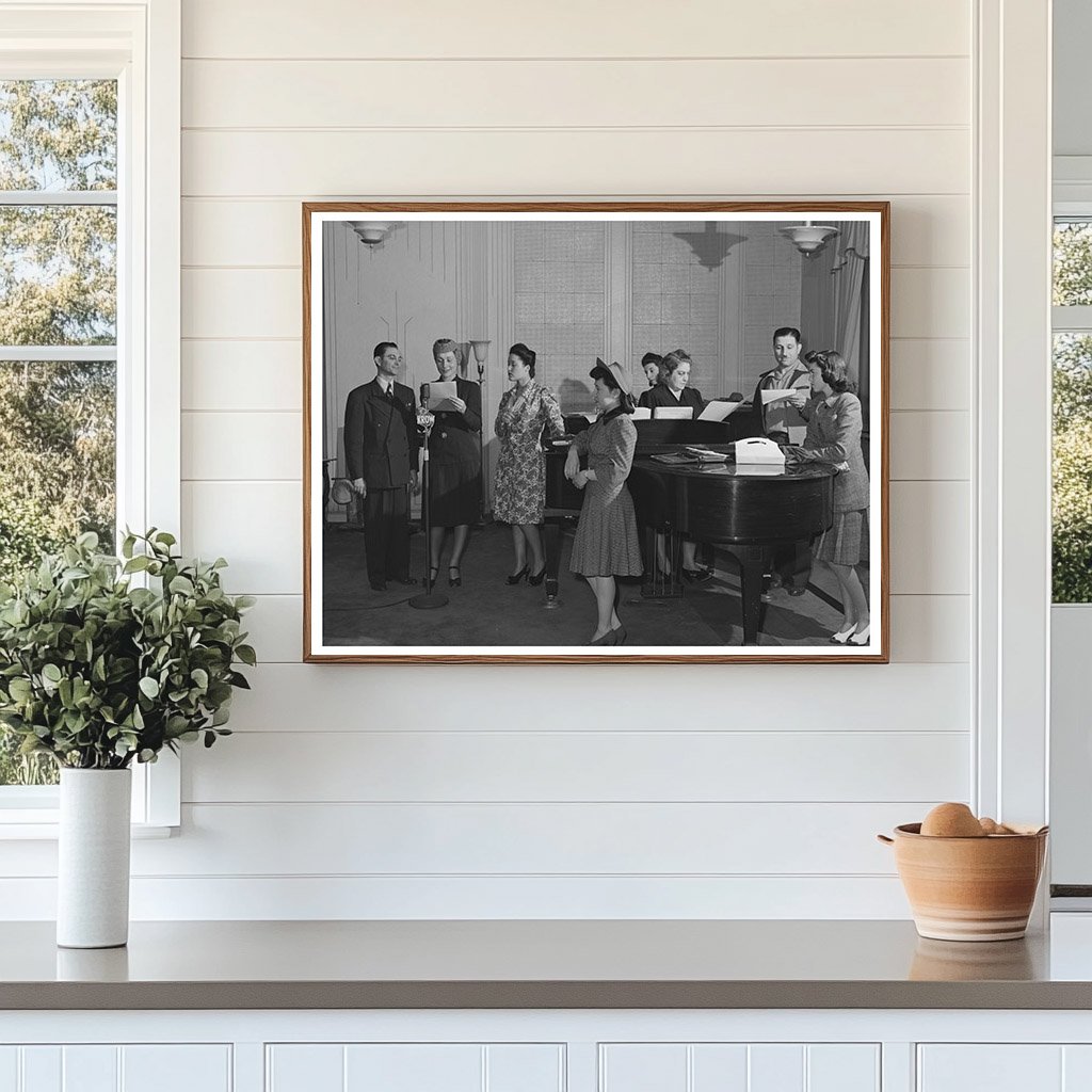 Portuguese Radio Program at KROW Oakland 1942