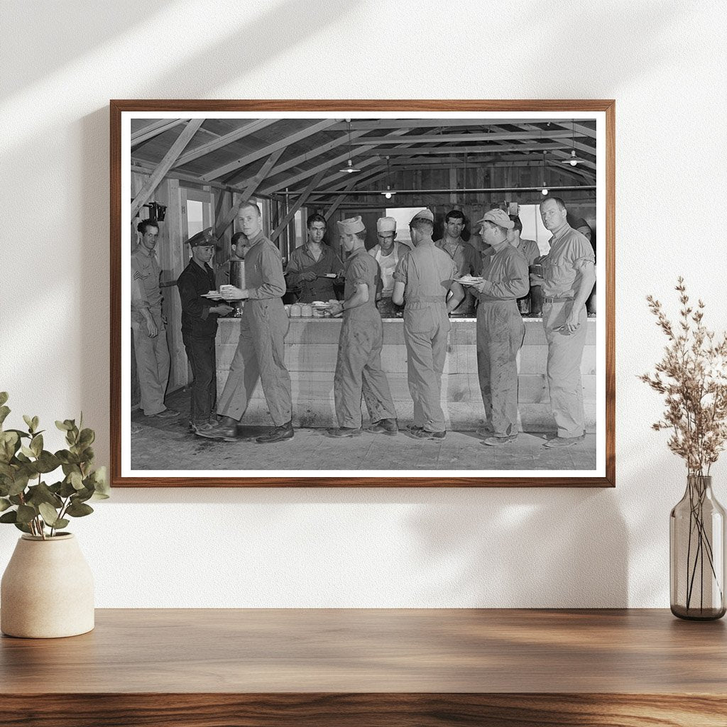 Sergeant Pilots Mess Hall Lake Muroc California May 1942