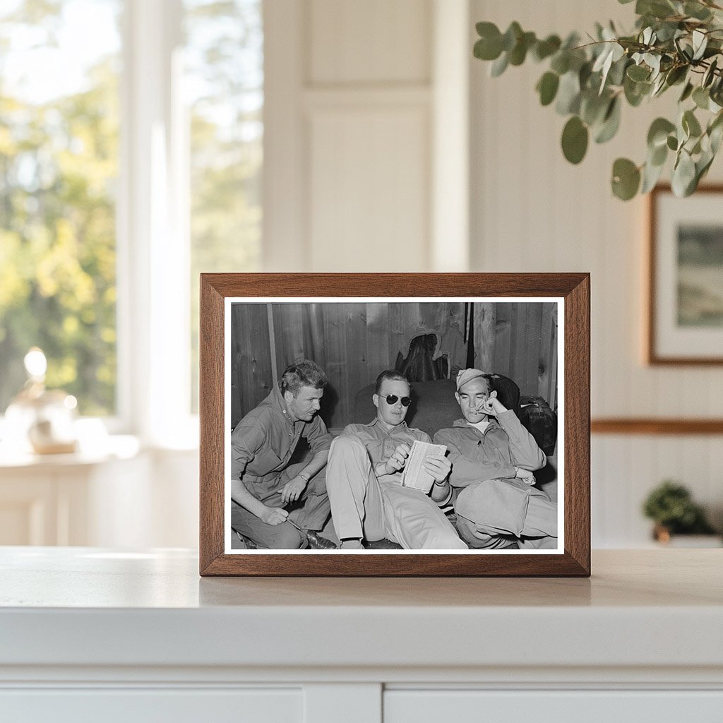 Sergeant Pilots Planning Leave at Edwards AFB May 1942