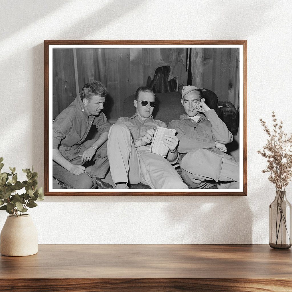 Sergeant Pilots Planning Leave at Edwards AFB May 1942