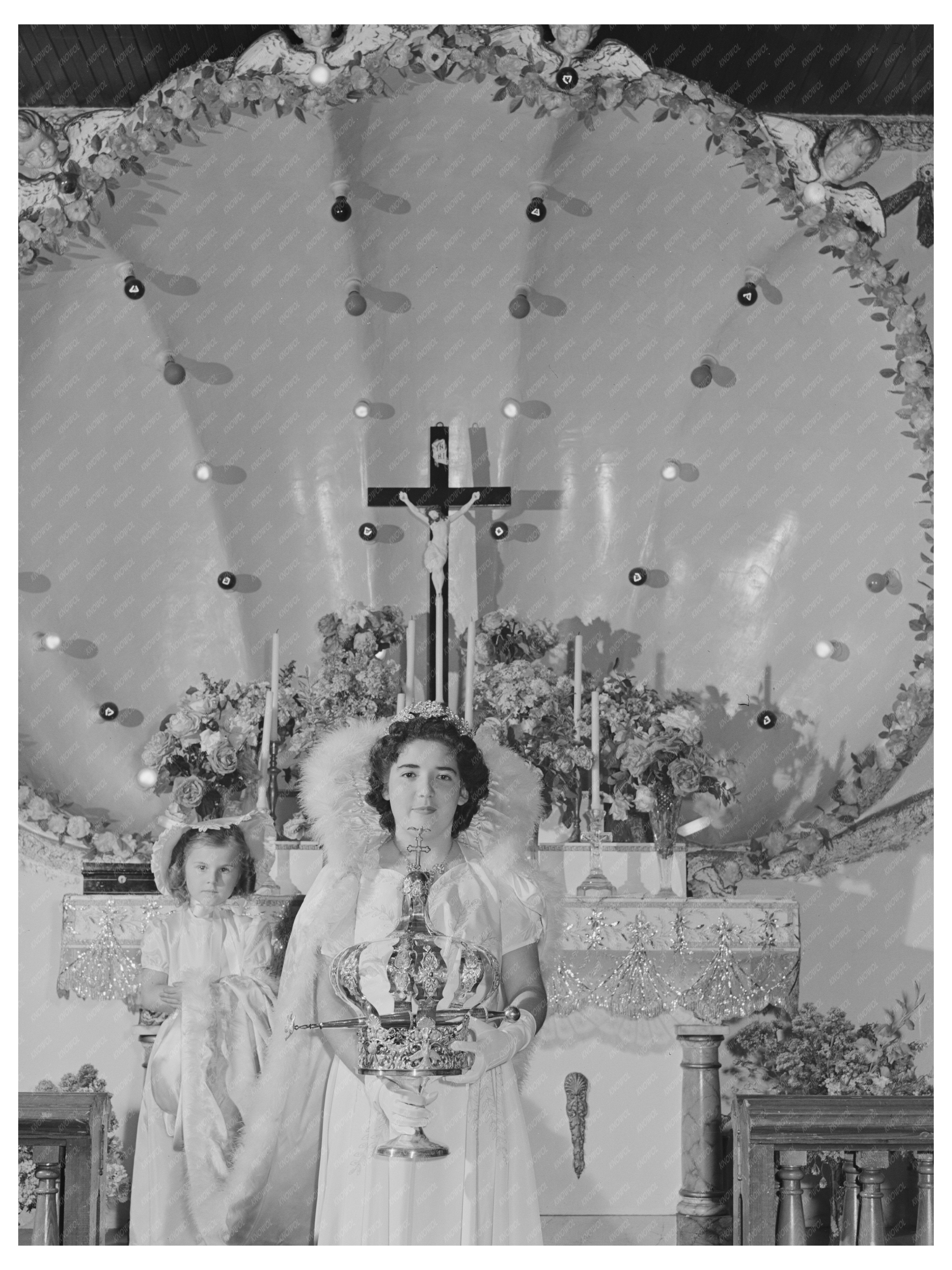 Dorothy Bettencourt at Holy Ghost Festival 1942