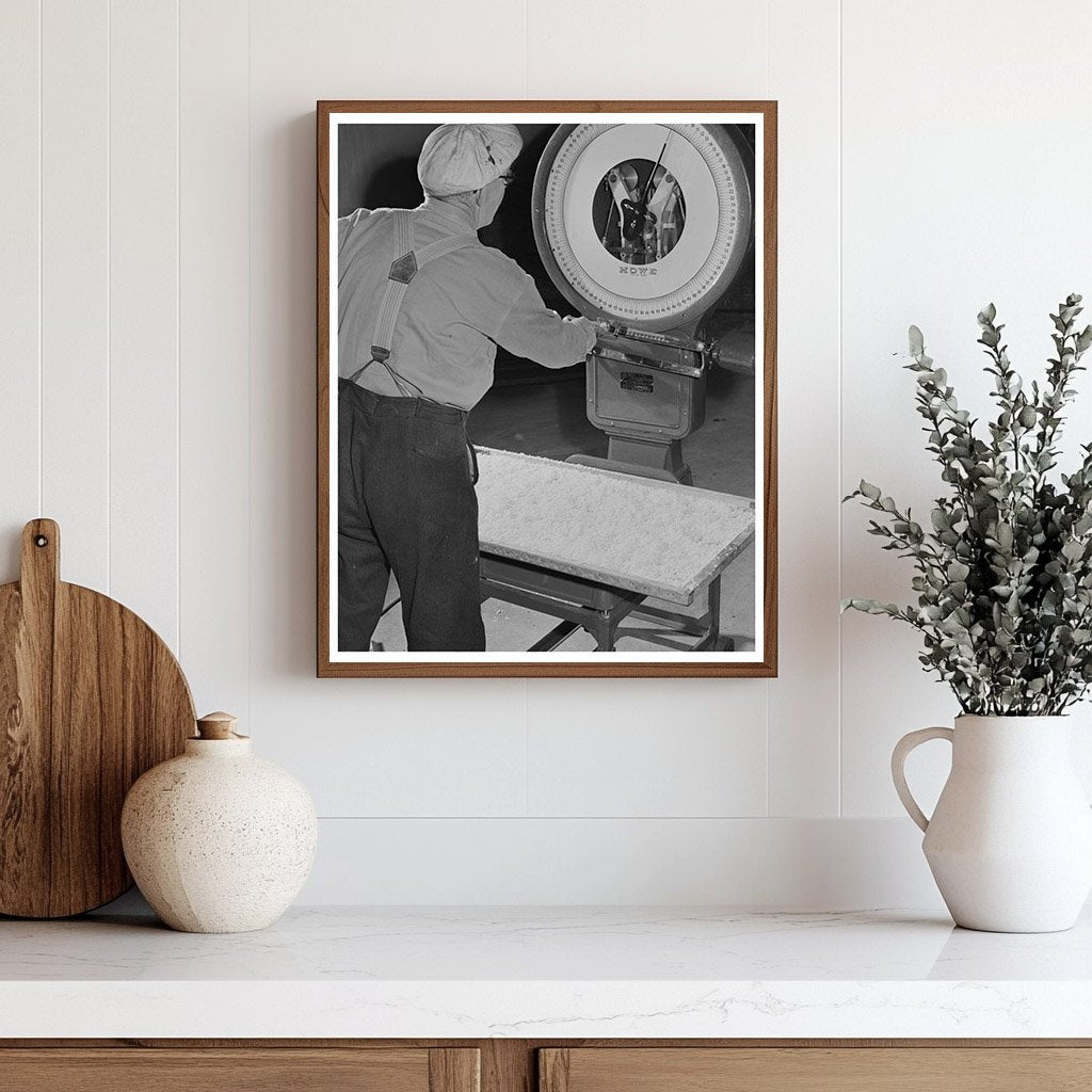 Technician Weighing Dehydrated Potatoes Albany 1942