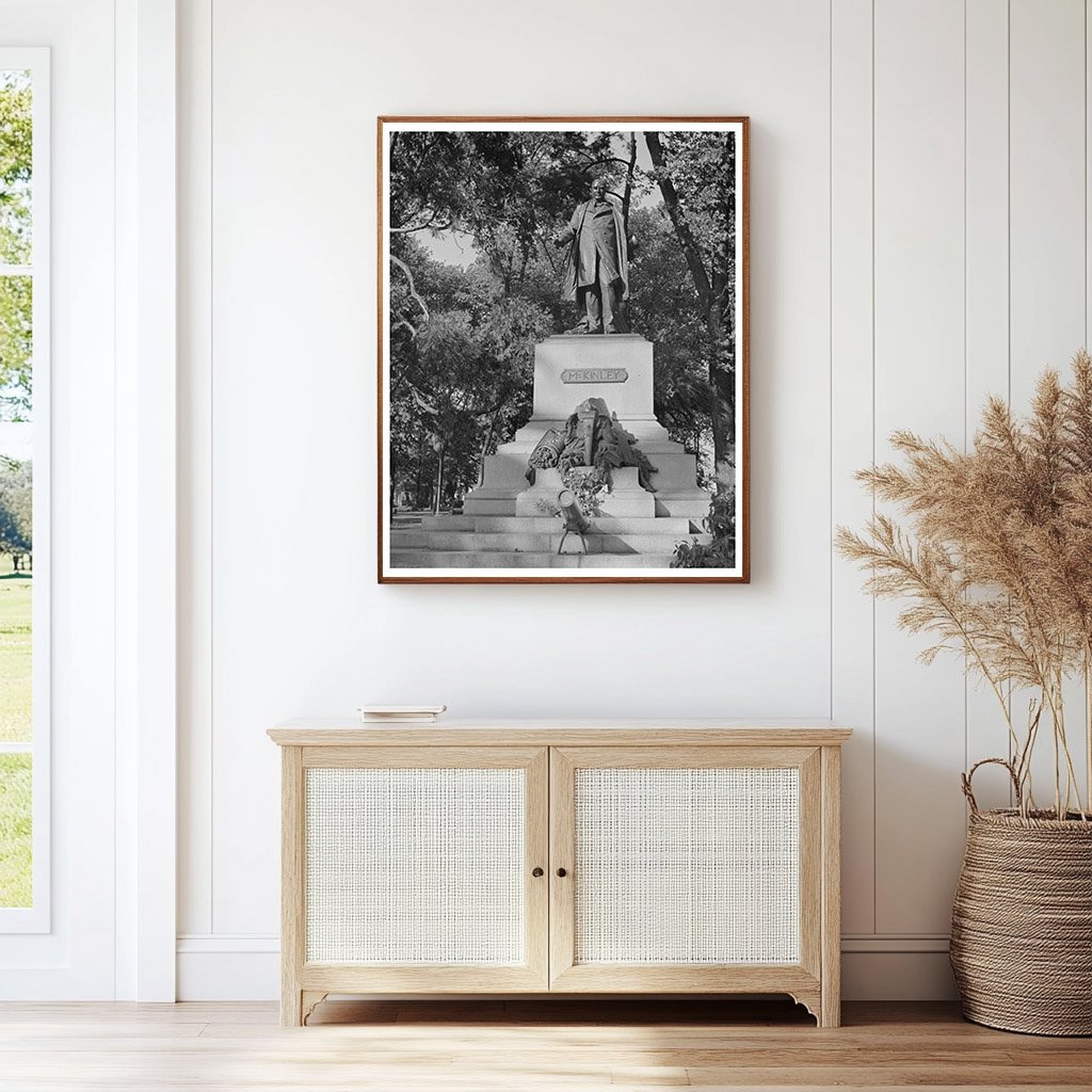 Vintage Monument in San Jose California May 1942