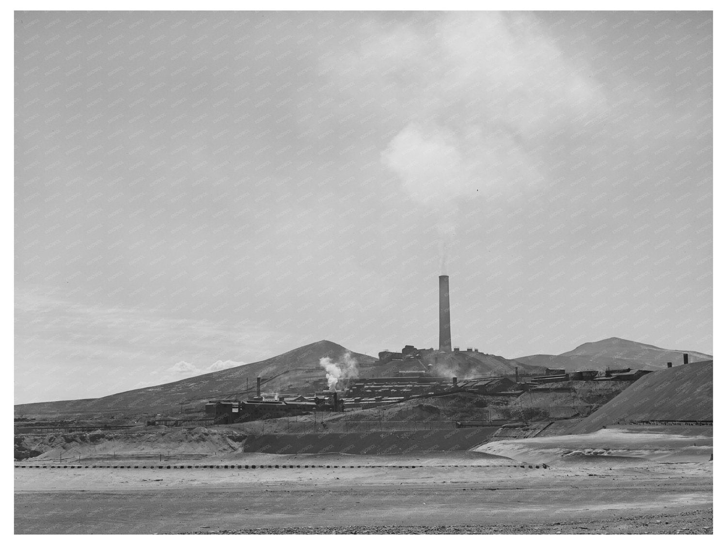 Anaconda Smelter Industrial Complex Montana 1942
