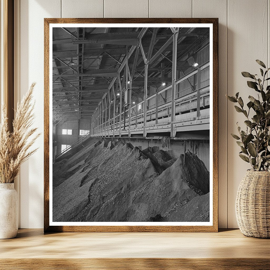 Crushed Copper Ore Bin Anaconda Montana September 1942