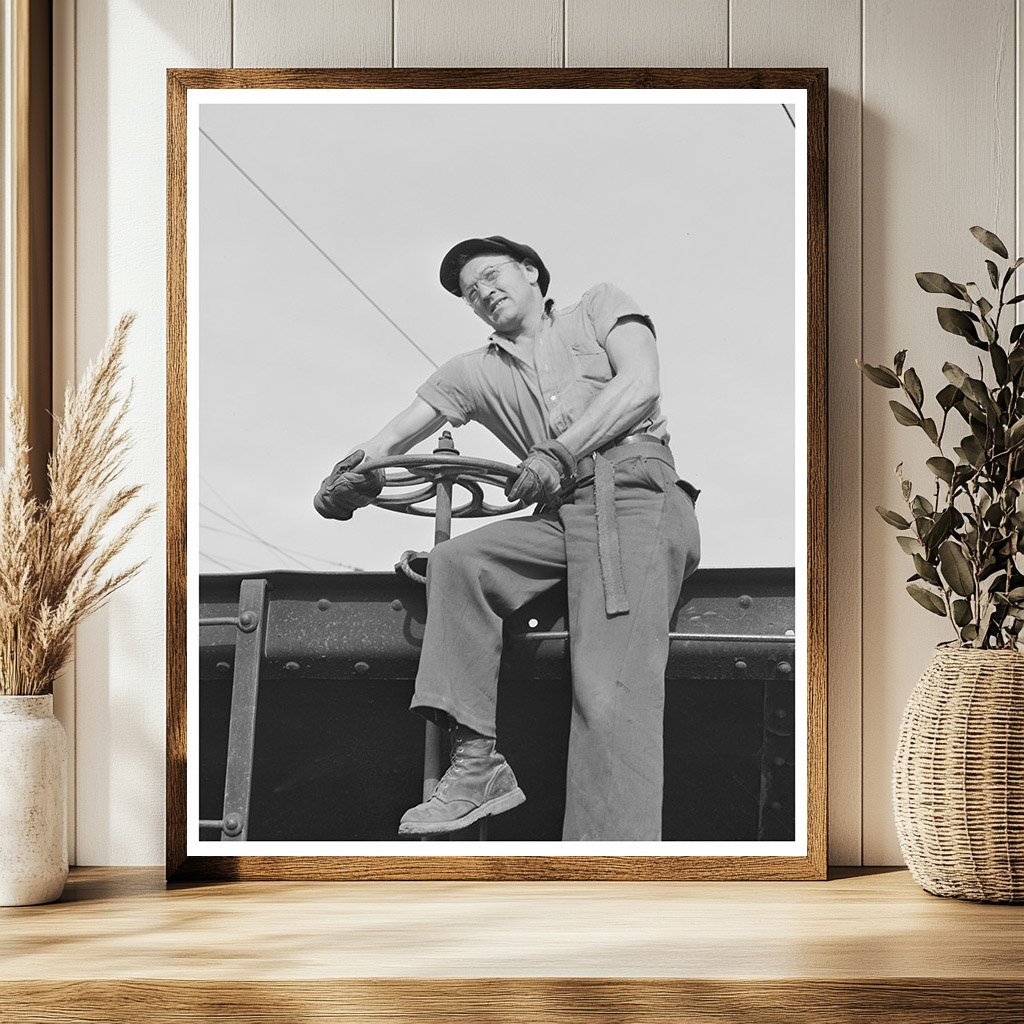 Brakeman of Butte Anaconda Pacific Railroad September 1942
