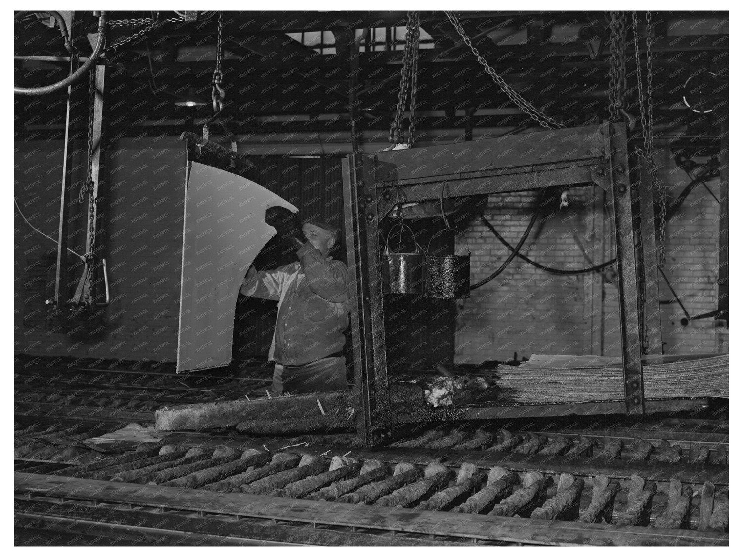 Copper Refinery Process at Anaconda Mining Company 1942