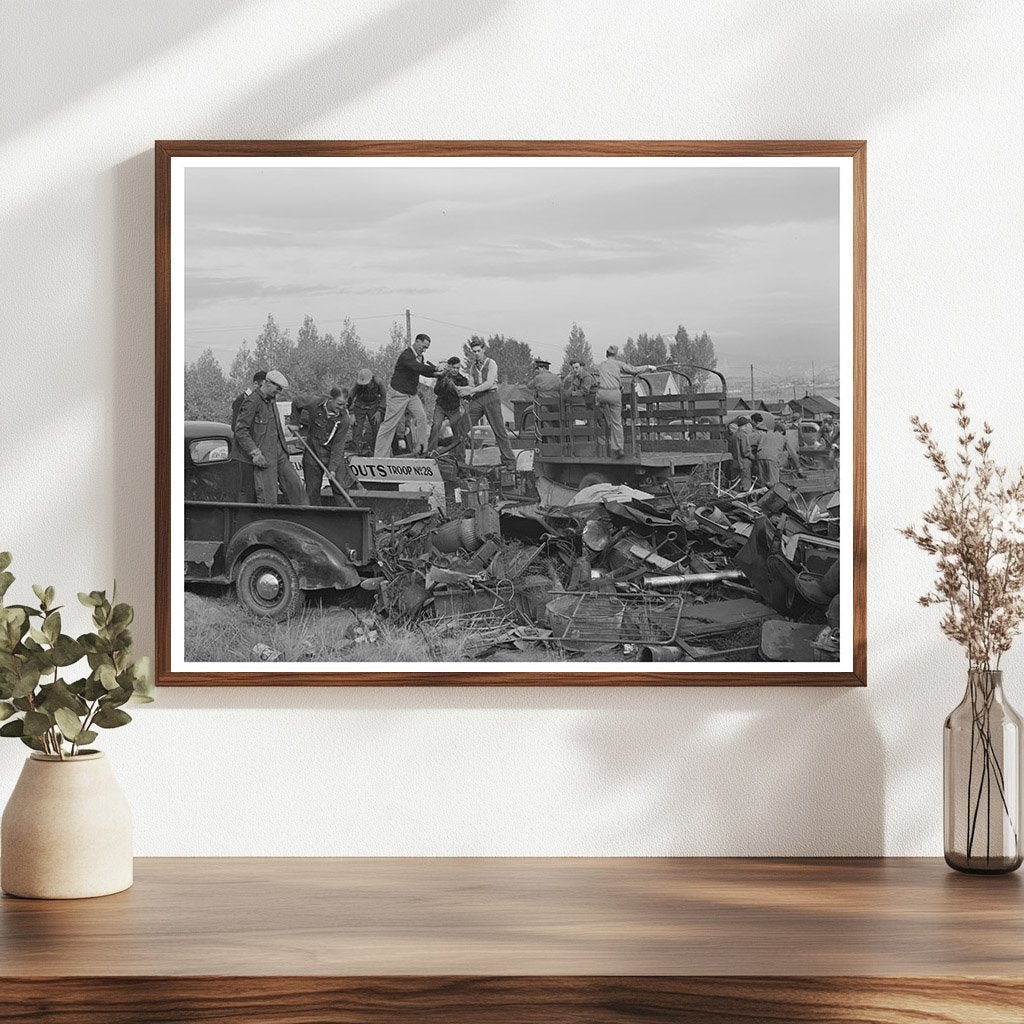 Scrap Salvage Campaign Butte Montana 1942