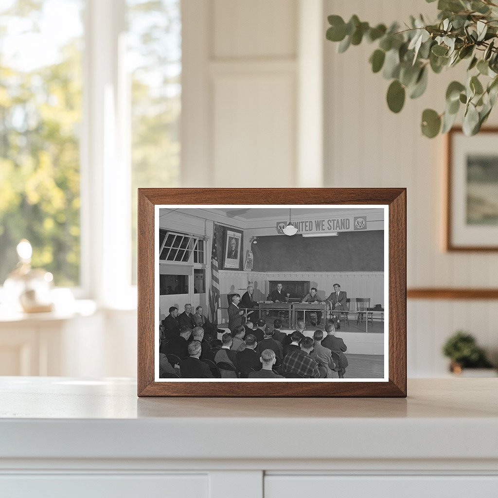 Engineers Union Meeting at Union Hall Butte Montana 1942