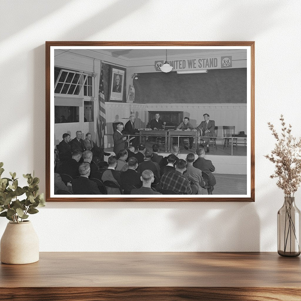 Engineers Union Meeting at Union Hall Butte Montana 1942
