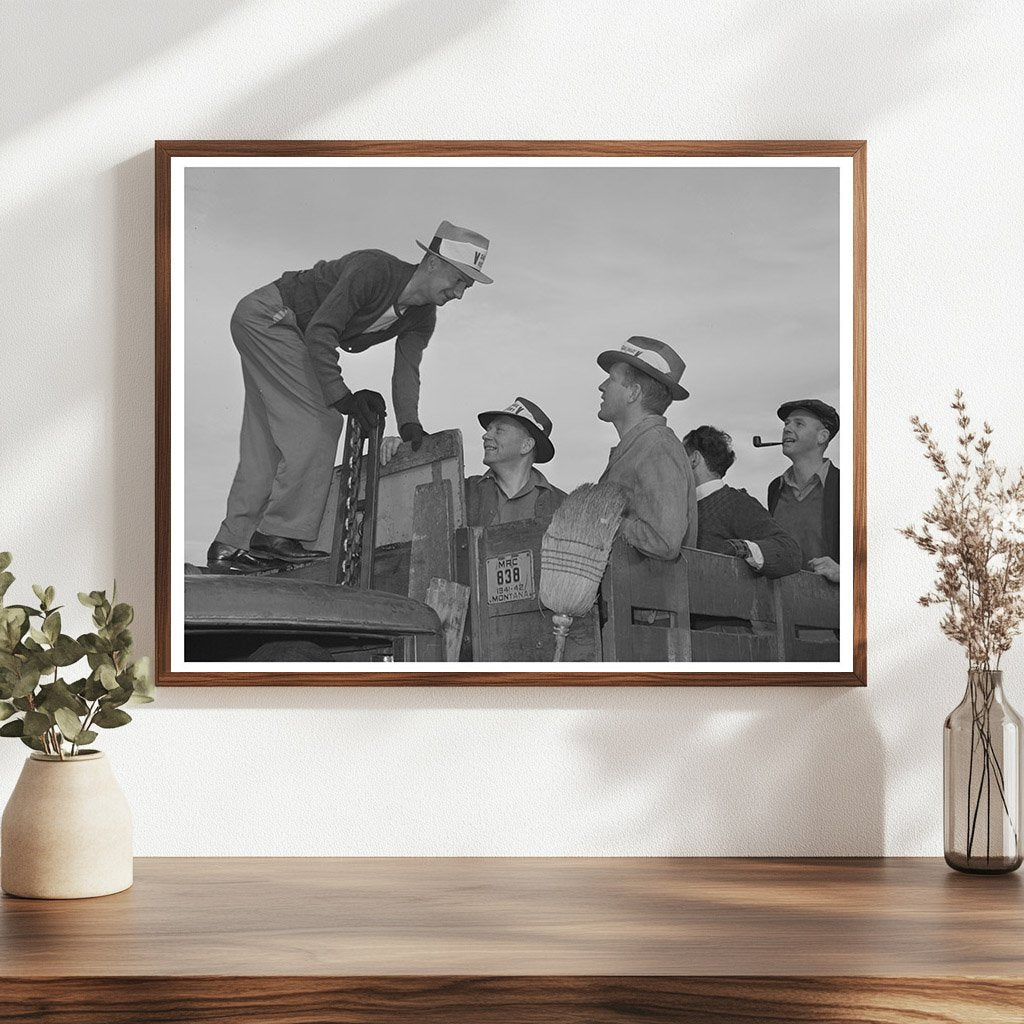 1942 Vintage Photo of Scrap Salvage Campaign in Butte Montana