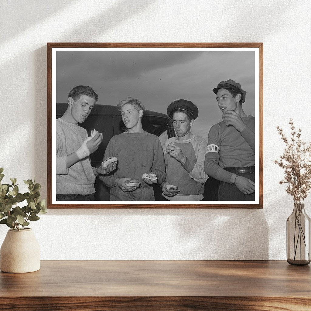 Butte Montana Scrap Salvage Workers Lunch October 1942