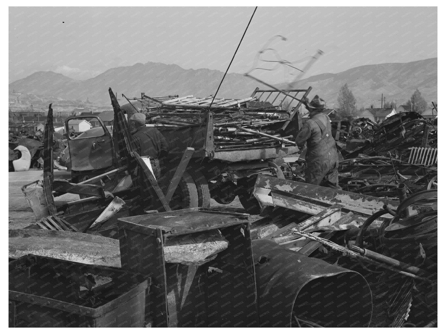 1942 Scrap Material Segregation in Butte Montana