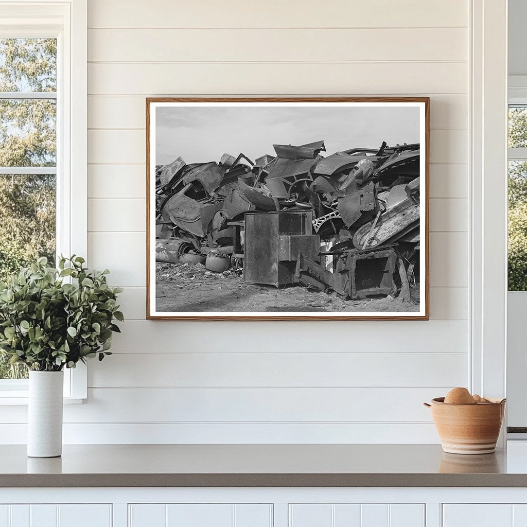 Butte Montana Scrap Pile October 1942 World War II