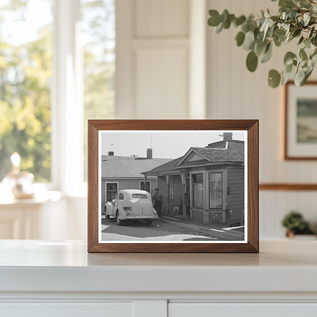 Victor Rauh Home and Car Butte Montana October 1942