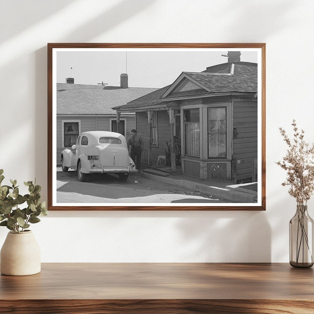 Victor Rauh Home and Car Butte Montana October 1942