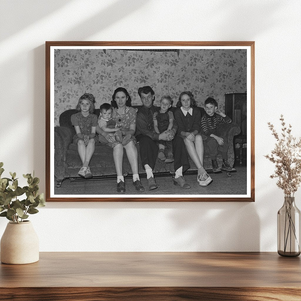 Rauh Family Portrait Butte Montana October 1942