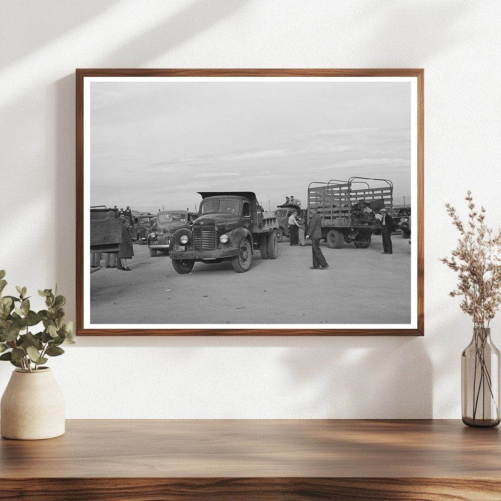 Vintage 1942 Photograph of Scrap Salvage Campaign in Montana