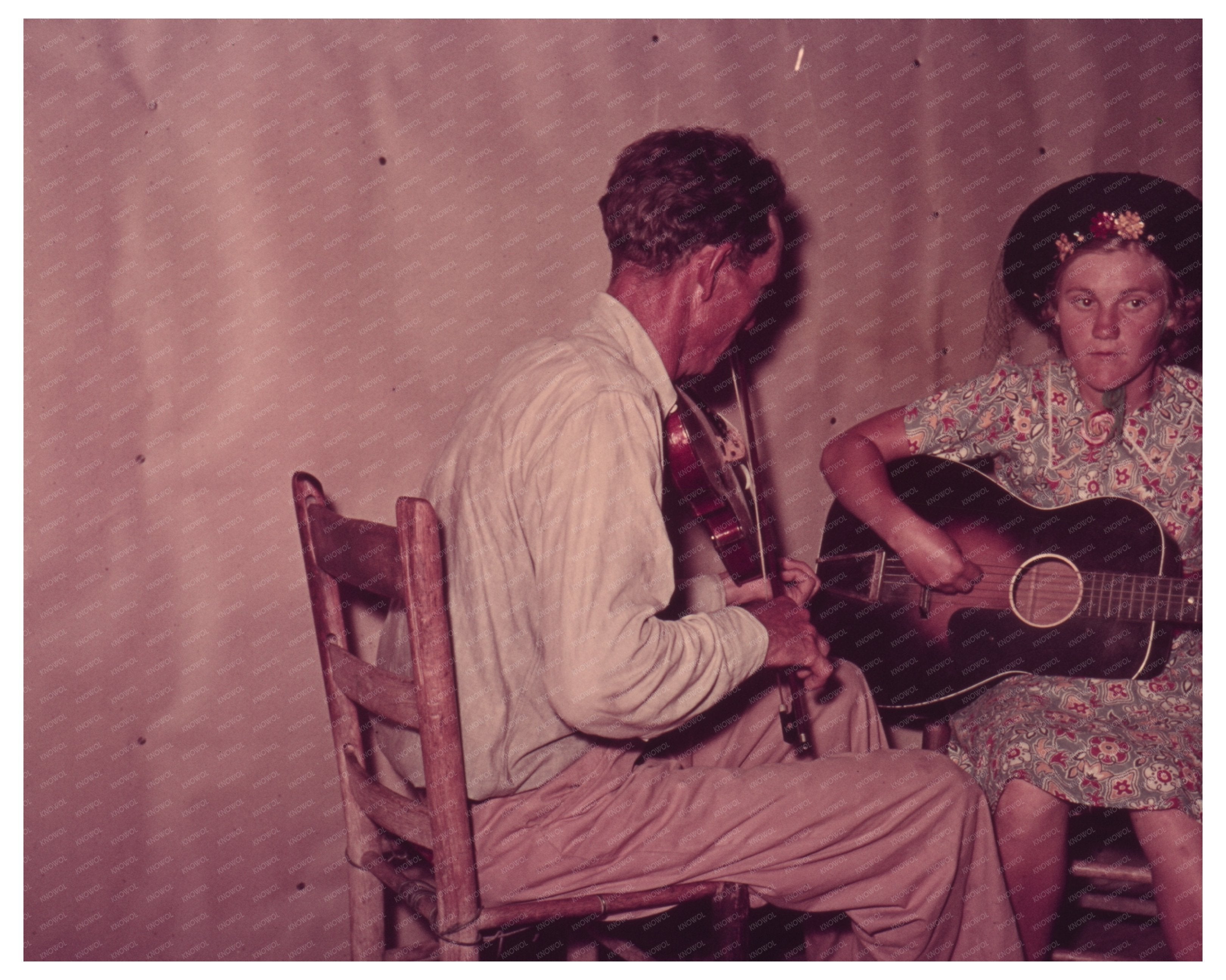 Orchestra at McIntosh County Square Dance 1939-1940