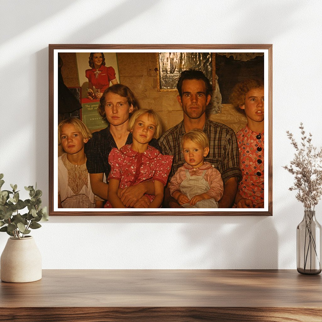Jack Whinery Family in Pie Town New Mexico 1940