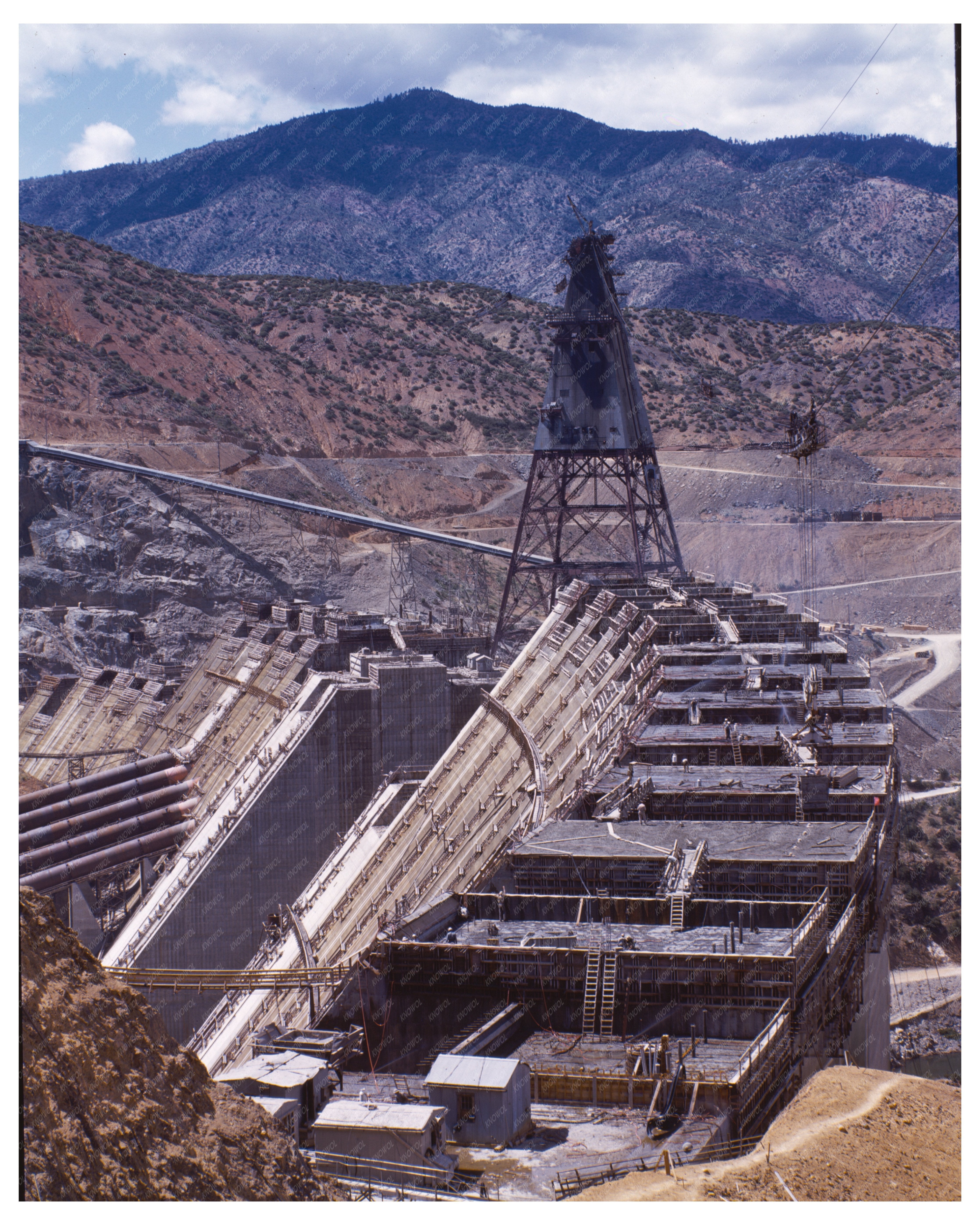 Shasta Dam Construction June 1942 Redding California