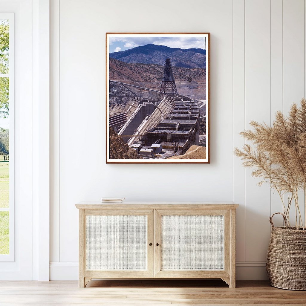 Shasta Dam Construction June 1942 Redding California