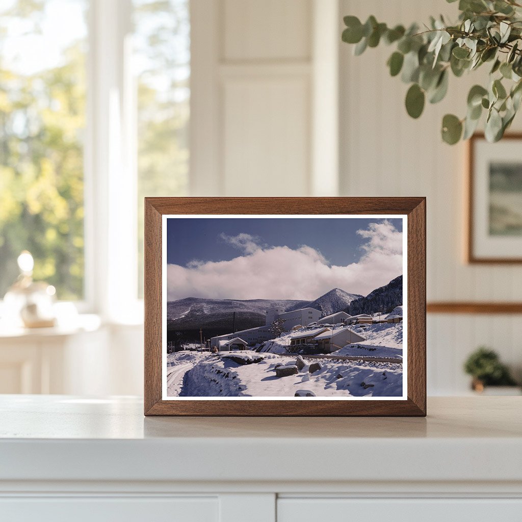 First Snow in Little Belt Mountains Montana 1942