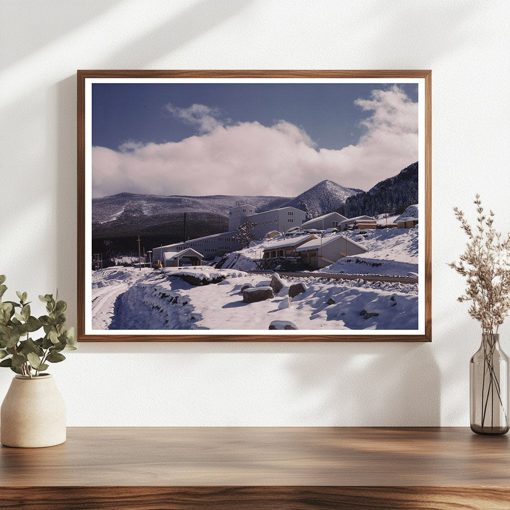 First Snow in Little Belt Mountains Montana 1942