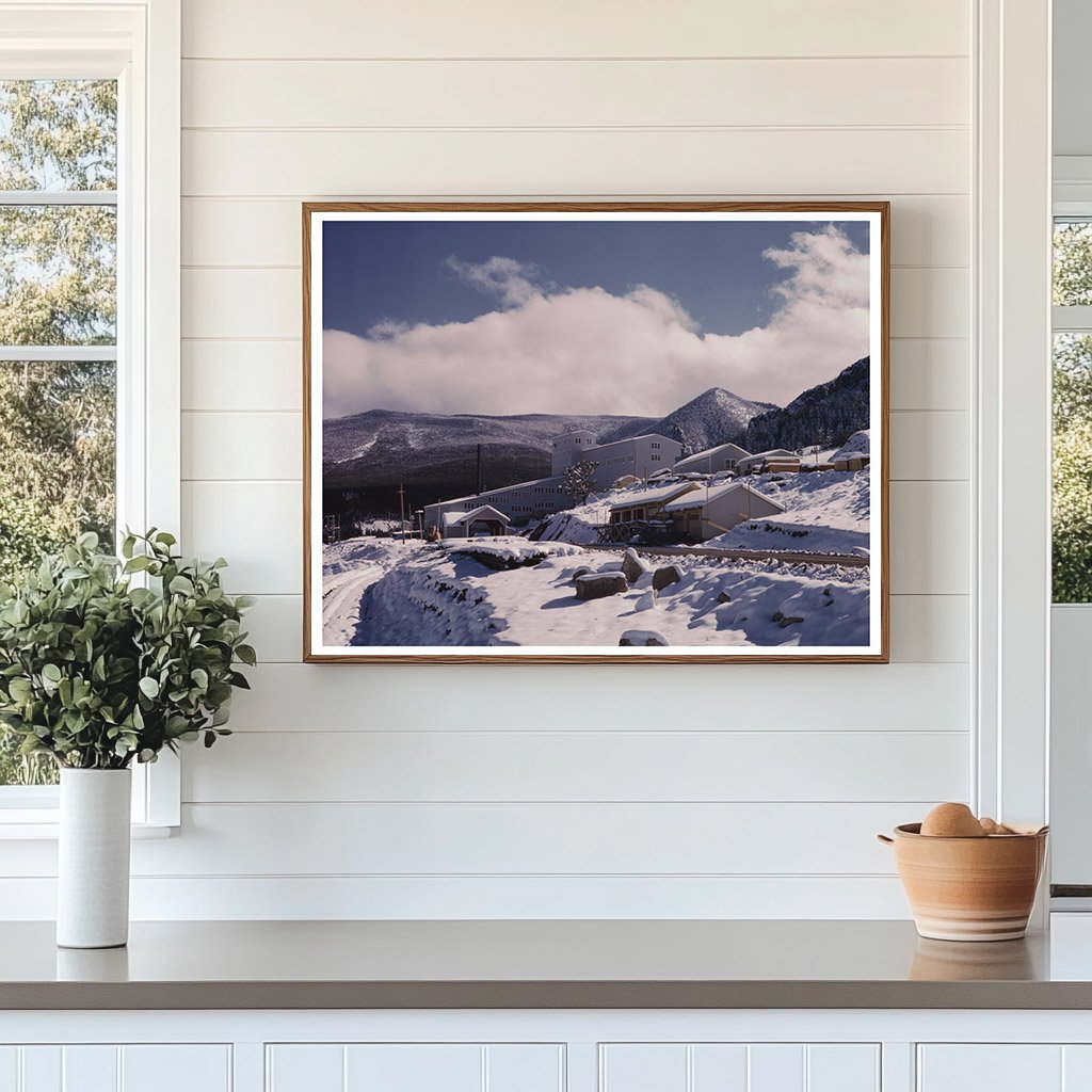 First Snow in Little Belt Mountains Montana 1942