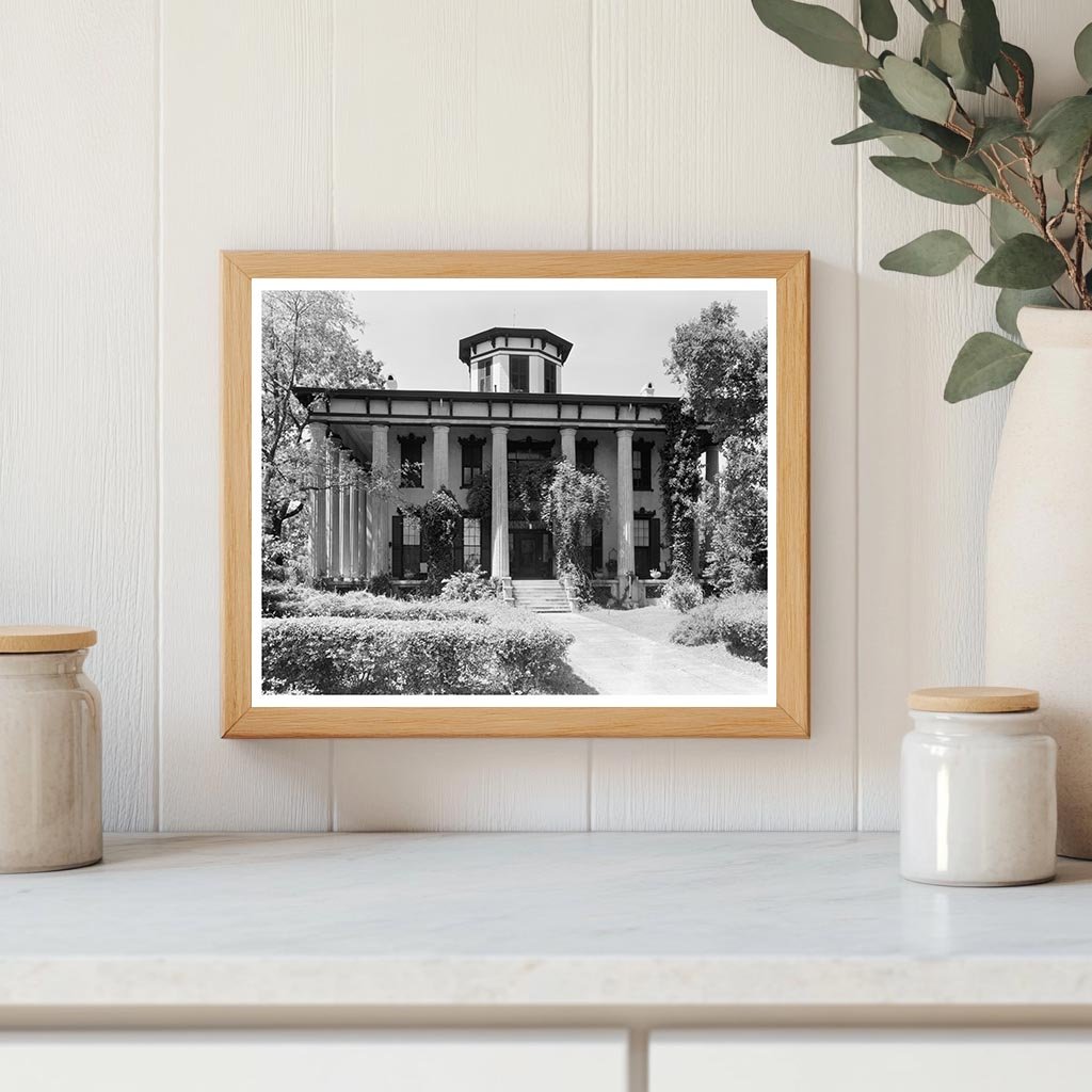 Tuskegee, Alabama Vintage Building Photo, 1854-1856
