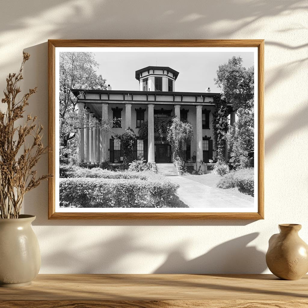 Tuskegee, Alabama Vintage Building Photo, 1854-1856