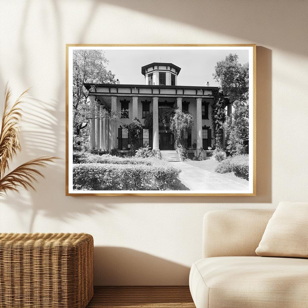 Tuskegee, Alabama Vintage Building Photo, 1854-1856