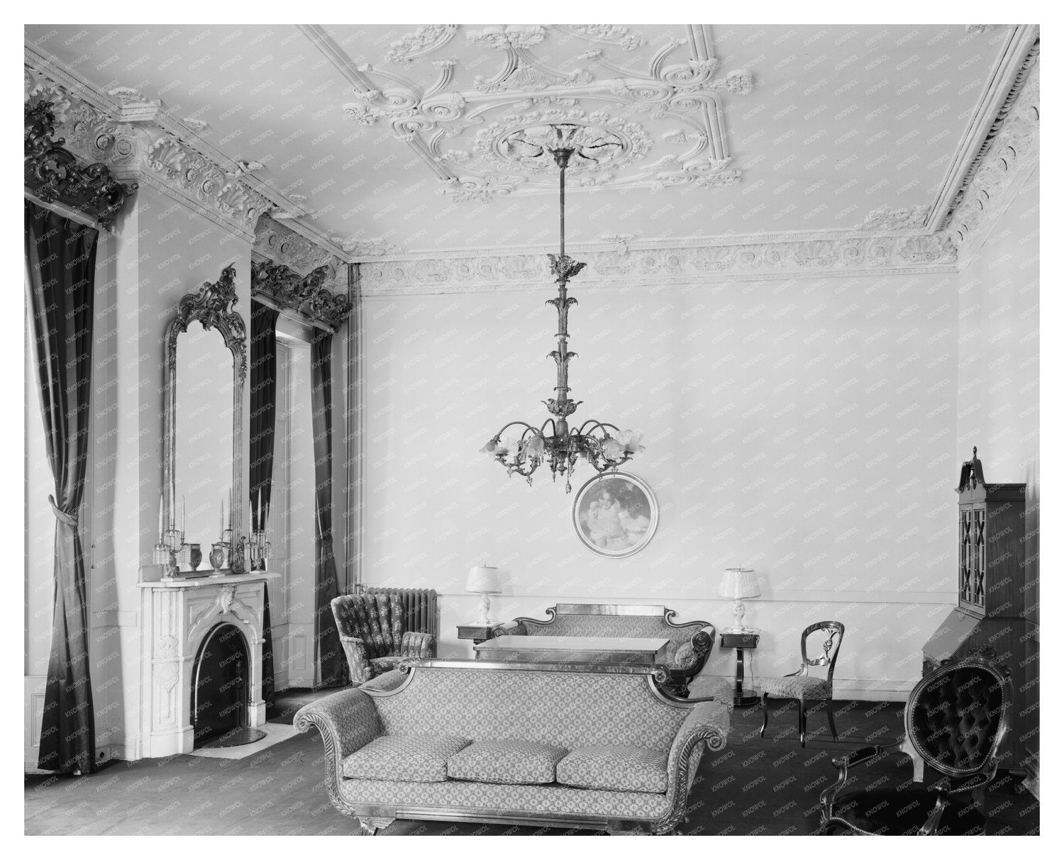 Elks Club, Montgomery AL, Vintage Photo, 1851 Architecture